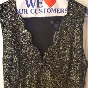 AQUA skater cut dress